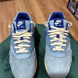 Nike Air Max Light Blue and Yellow Sneakers - comes with original box